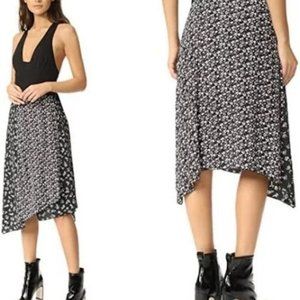 rag & bone Wrap Foral Asymmetrical Skirt  Women’s Size 2